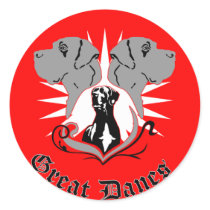 Dogge-Aufkleber sticker
