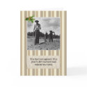 Great Depression Dirt Farmer Holiday Card