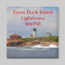 Great Duck Island Lighthouse, Maine Magnet magnets