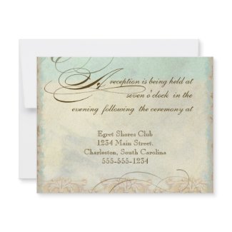 Great Egret Coastal Beach - Wedding Invitation invitation