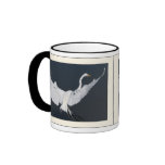 Great Egret Landing Mug
