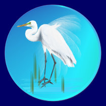 Great Egret Stickers stickers