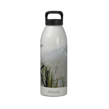 Great Egret Water Bottle