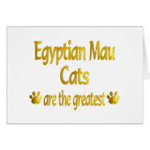 Great Egyptian Mau cards by MyFavoriteCat Great Egyptian Mau cards