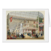 Great Exhibition, 1851: Central Transept of the Cr Greeting Cards