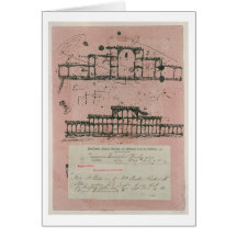 Great Exhibition, 1851: first sketch for the build Card