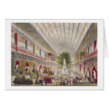 Great Exhibition, 1851: South Transept, from Inter Card