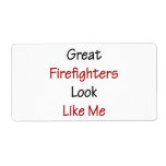 Great Firefighters Look Like Me Shipping Labels