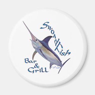 Great fishing places(fictional) refrigerator magnets