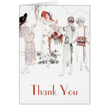 Great Gatsby Inspired Thank You Card