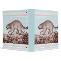 Great Gift for a Raccoon Lover! Loose Leaf Binder