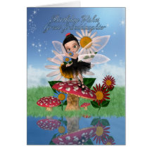Great Granddaughter Birthday Card With Sugar Plum