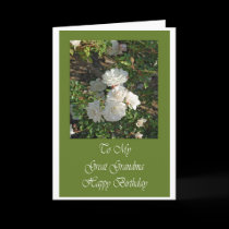 Great Grandma Birthday Card