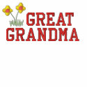 Great Grandma Flower Embroidered Shirt embroidered shirts