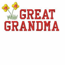 Great Grandma Flower Embroidered Shirt embroidered shirts