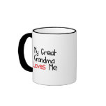 Great Grandma Loves Me Mugs