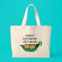 Great Grandma of Twins Pod bags by Scrappintwins Great Grandma of Twins Pod bags