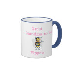 Great Grandma to be Yippee Coffee Mugs