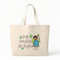 Great Grandmas Are Angels Gifts (Afro-American) Tote Bags
