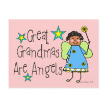 Great Grandmas Are Angels Gifts (Afro-American) Post Card