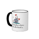 Great Grandma's Home is Where the Heart is mugs