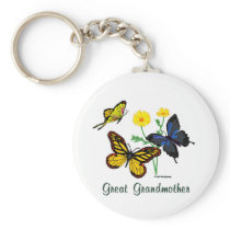 Great Grandmother Butterflies Keychains