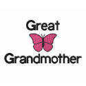 Great Grandmother Pink Butterfly Embroidered Shirt embroidered shirts by mothersdaytshirts Great Grandmother Pink Butterfly Embroidered Shirt embroidered shirts