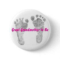 Great Grandmother to Be buttons