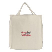 Great Grandmother Vintage Shoe Embroidered Bag embroidered bags by mothersdaytshirts Great Grandmother Vintage Shoe Embroidered Bag embroidered bags