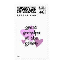 Great Grandpa of the Groom postage