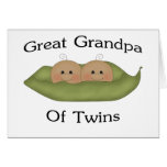 Great Grandpa Of Twins Card