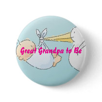 Great Grandpa to Be Pin