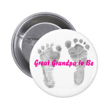 Great Grandpa to Be Pinback Button