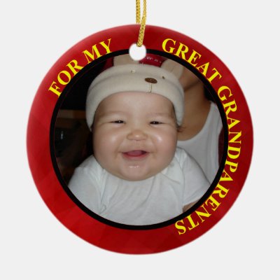 Buy Zazzle Gift Tags - Great Grandparents Photo Gift Tag & Ornament