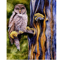 Great Gray Owl Photo Sculpture photo sculptures