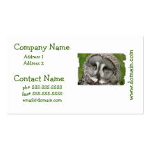 Great Grey Owl Business Card
