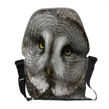Great Grey Owl Messenger Bag