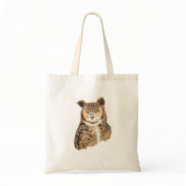 Great Horned Owl Bag by countrymousestudio Great Horned Owl Bag