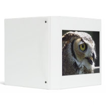 Great Horned Owl Vinyl Binders