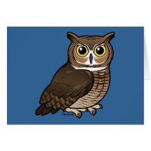 Great Horned Owl Greeting Card