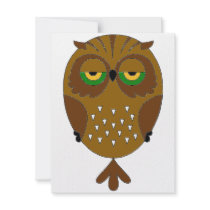 Great Horned Owl Personalized Invitations