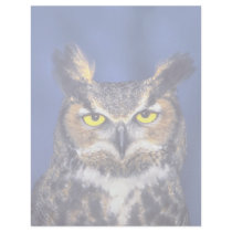 Great horned owl letterhead