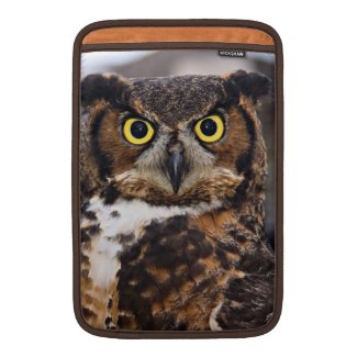 Great Horned Owl MacBook Sleeve rickshawsleeve