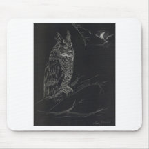 Great Horned Owl mousepad
