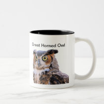 Great Horned Owl Mug mugs