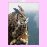 Great Horned Owl Note Card cards