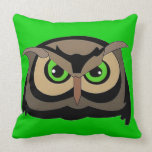 Great Horned Owl Pillow