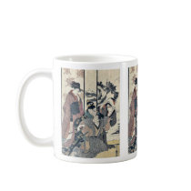Great house cleaning by Kitagawa,Utamaro Coffee Mugs
