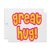 Great Hug invitations