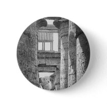 Great Hypostyle Hall Karnak Egypt ~ 1845 Pinback Buttons